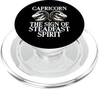 Le Signe de l'esprit inébranlable Capricorne PopSockets PopGrip pour MagSafe