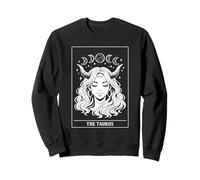 Le Signe du Zodiaque Taureau Phases de Lune Tarot Céleste Esthétique Sweatshirt