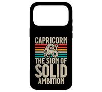 Le Signe d'une Ambition Solide Capricorne Coque pour iPhone 17 Pro Max