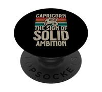 Le Signe d'une Ambition Solide Capricorne PopSockets PopGrip Adhésif
