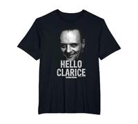 Le Silence des agneaux Hannibal Lecter Bonjour Clarice T-Shirt, Homme Grandes Tailles, Noir, 3X Tall