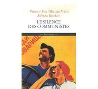 Le Silence des communistes - Collectif - Arche - broché - Essai