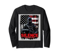 Le Silence est l'arme Militaire Tactique sans Mort Manche Longue