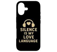 Le Silence est Mon langage d'amour Coque pour iPhone 17