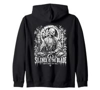 Le Silence est Une Lame, Un Esprit Vide Sweat à Capuche