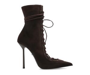 Le Silla - Bottines Colette en Daim - Femme - Chaussures - Brun - Taille: 38 EU