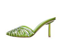 Le Silla - Sandalo Afrodite Satintokyo - Femme - Chaussures - Vert - Taille: 35 EU