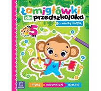 Le singe heureux et les puzzles Un livre créatif pour les enfants d'âge préscolaire - Dessinez, résolvez, apprenez - parfait pour les enfants de 5 ans et plus