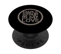 Le sirop d'érable est Mon Amour Canada Canadiens Canada Logo Canadien PopSockets PopGrip Adhésif