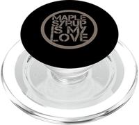 Le sirop d'érable est Mon Amour Canada Canadiens Canada Logo Canadien PopSockets PopGrip pour MagSafe