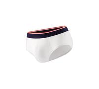 Slip blanc en coton Blanc S