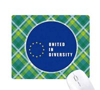 le slogan de diversification de l'économie de l'unification réseaux verte grille pixel tapis de souris