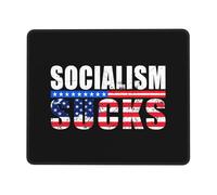 Le Socialisme, C'est Nul. Mouse Pad Bords Cousus Tapis Souris Portable Tapis De Souris pour Ordinateur Gamer Études 25X30Cm