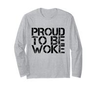 Le socialiste de Gauche politiquement Bien informé est Fier d'être réveillé Manche Longue