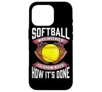 Le Softball Mignon a été inventé pour Montrer aux garçons Comment C'est Fait Coque pour iPhone 16 Pro