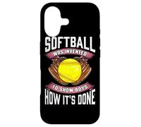 Le Softball Mignon a été inventé pour Montrer aux garçons Comment C'est Fait Coque pour iPhone 17