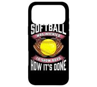 Le Softball Mignon a été inventé pour Montrer aux garçons Comment C'est Fait Coque pour iPhone 17 Pro Max
