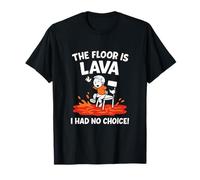 Le sol est en lave, je n'avais pas le choix ! Bande dessinée pour enfants T-Shirt