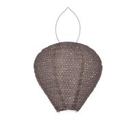 Eglo Lampion solaire extérieur Z_Solar, lampe d'extérieur pour jardin, déco balcon en plastique beige, blanc chaud, IP44