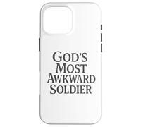 Le Soldat Le Plus maladroit de Dieu - Chrétien drôle Coque pour iPhone 16 Pro Max