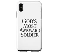 Le Soldat Le Plus maladroit de Dieu - Chrétien drôle Coque pour iPhone XS Max