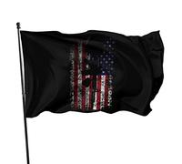 Le soldat tombé sur le drapeau 3x5 pieds avec deux œillets en laiton, double couture, couleurs vives, anti-décoloration