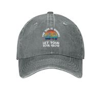 Le Soleil Brille, Laisse Ton Âme Homme Femme Chapeaux Pare-Soleil Lègére Casquette De Baseball Réglable Chapeau De Cowboy pour Sport Pêche Camping