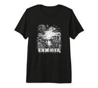 Le Soleil coule dans Le Nil Égypte Coucher de Soleil T-Shirt Haut de Gamme