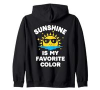 Le Soleil est ma Couleur préférée pour Les Vacances d'été de Style Kawaii Sweat à Capuche