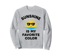 Le Soleil est ma Couleur préférée pour Les Vacances d'été de Style Kawaii Sweatshirt