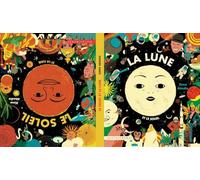 Le soleil et la lune: La lune et le soleil. Un livre documentaire recto verso