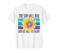 Le soleil se lèvera Prévention du suicide de tournesol T-Shirt