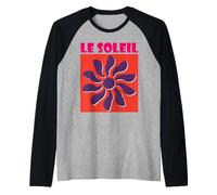 Le Soleil Summer Sun Good Vibes Design Manche Raglan
