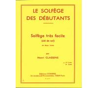 Le solfège des débutants. Solfège très facile. Livret 1
