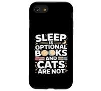 Le Sommeil est facultatif et Les Chats ne lisent Pas Coque pour iPhone SE (2020) / 7/8