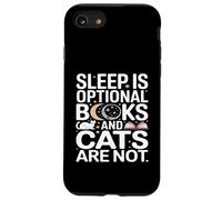 Le Sommeil est facultatif et Les Chats ne lisent Pas Coque pour iPhone SE (2020) / 7/8