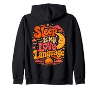 Le Sommeil est Mon Langage Amusant Sweat à Capuche