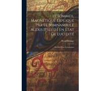 Le Sommeil Magnétique Expliqué Par Le Somnambule Alexis [Pseud.] En État De Lucidité: Précédé D'une Introduction