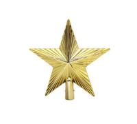 Le sommet du sapin de Noël exquis illumine votre atmosphère festive tout au long de l'hiver, faisant briller votre maison d'une lumière chaude créant parfaitement un Kjw624 (or, 15 cm)