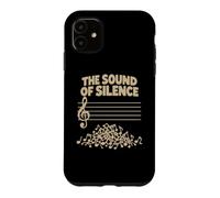 Le Son du Silence, Dicton drôle, Notes de Musique, Personnel Musical Coque pour iPhone 11