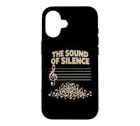 Le Son du Silence, Dicton drôle, Notes de Musique, Personnel Musical Coque pour iPhone 16