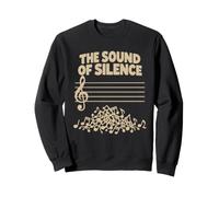 Le Son du Silence, Dicton drôle, Notes de Musique, Personnel Musical Sweatshirt