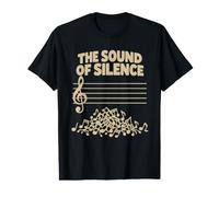 Le Son du Silence, Dicton drôle, Notes de Musique, Personnel Musical T-Shirt Graphique avec Valeur