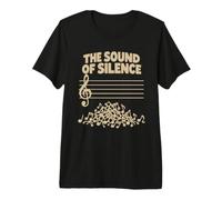 Le Son du Silence, Dicton drôle, Notes de Musique, Personnel Musical T-Shirt Haut de Gamme