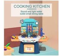 Le son et la lumière peuvent produire simulation de maison jeu des enfants table à manger l'eau - multicolore G