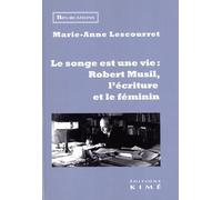 Le Songe Est Une Vie : Robert Musil, L'écriture Et Le Féminin