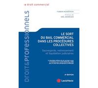 Le Sort Du Bail Commercial Dans Les Procédures Collectives - Sauvegarde, Redressement Et Liquidation Judiciaires