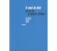 Le souci du droit : Où en est la théorie critique ?