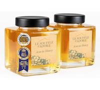Le Souffle d'Adore Sélection | Miel d'Acacia 100% Naturel, Pur, Sans Sucre, Sans Additifs | Goût Doux | Miel Premium 2 x 500 g en Pot en Verre | Cadeau Gourmet