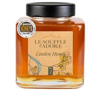 Le Souffle d'Adore Sélection | Miel de Tilleul 100% Naturel - Cru et Non Pasteurisé - Pur, Crémeux et Doux - Sans Sucre ni Additifs - Pot en Verre Premium 500 g - Cadeau Gourmet